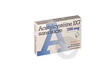 ACETYLCYSTEINE EG LABO CONSEIL sans sucre 200 mg Poudre pour solution buvable sachet-dose (Boîte de 18)