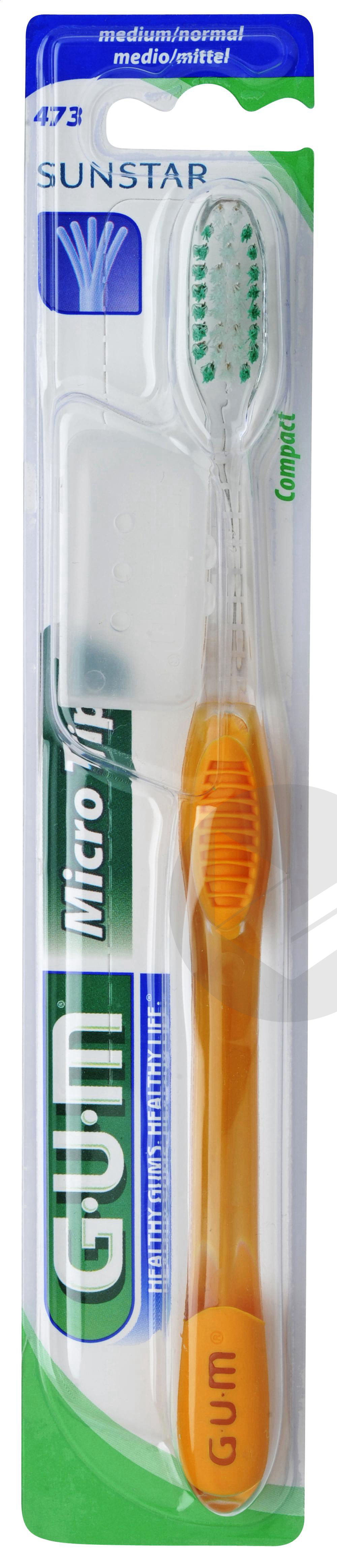 Brosse à dents MicroTip Medium Compacte