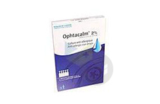 OPHTACALM 2 % Collyre en solution en récipient unidose (10récipients unidose de 0,35ml)