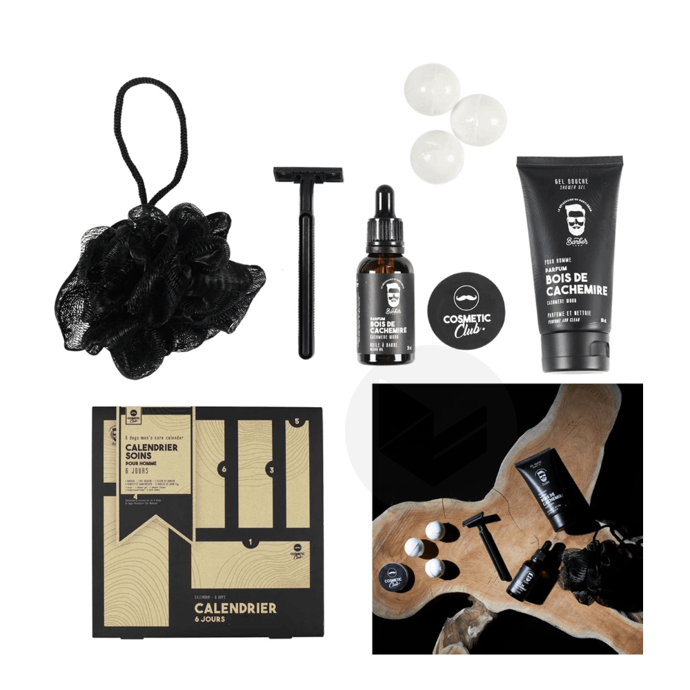 Calendrier de beauté de 6 jours pour hommes