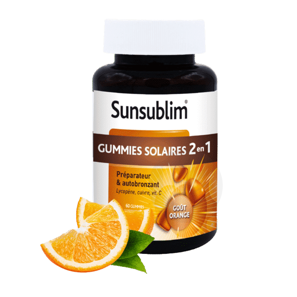 Sunsublim Gummies Solaires 2 en 1 x60