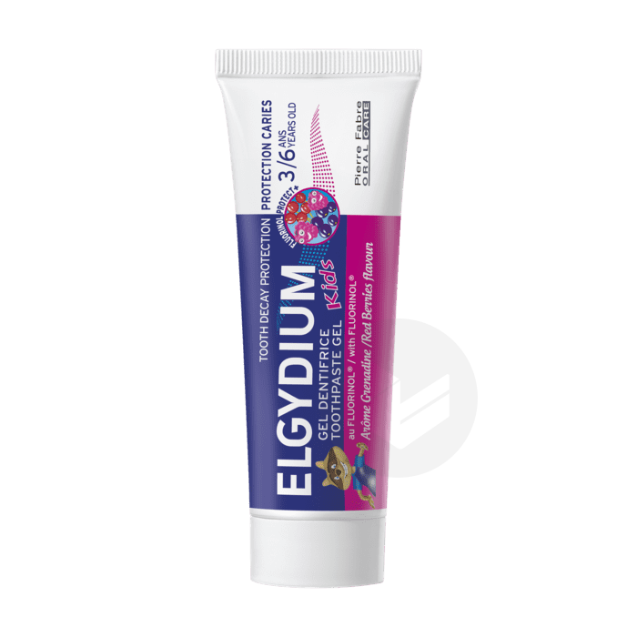 Dentifrice Kids Arôme Grenadine 3/6 ans 50ml