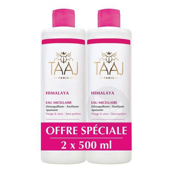 Himalaya eau micellaire peaux sensibles et délicates 2x500ml