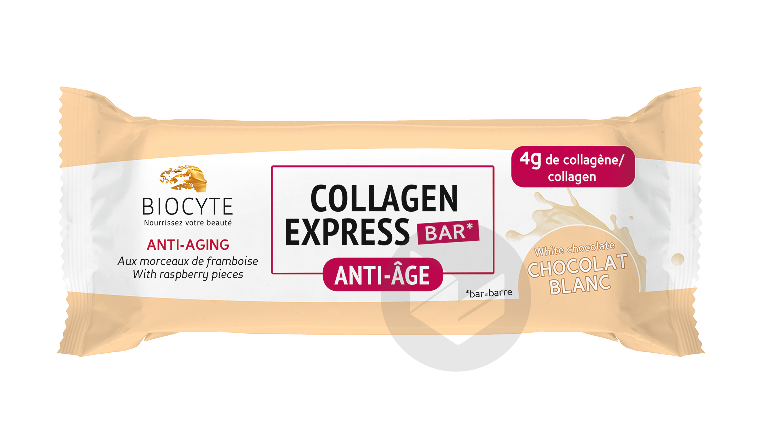 Collagen express bar (chocolat blanc) 1 barre