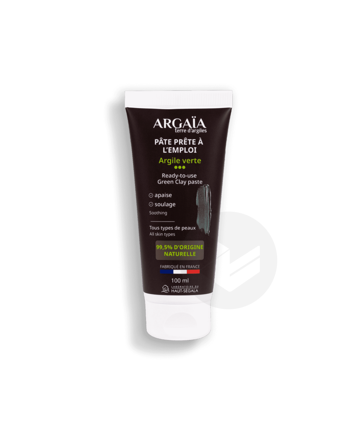 Pâte prête à l’emploi Argile Verte d’origine naturelle 100ml