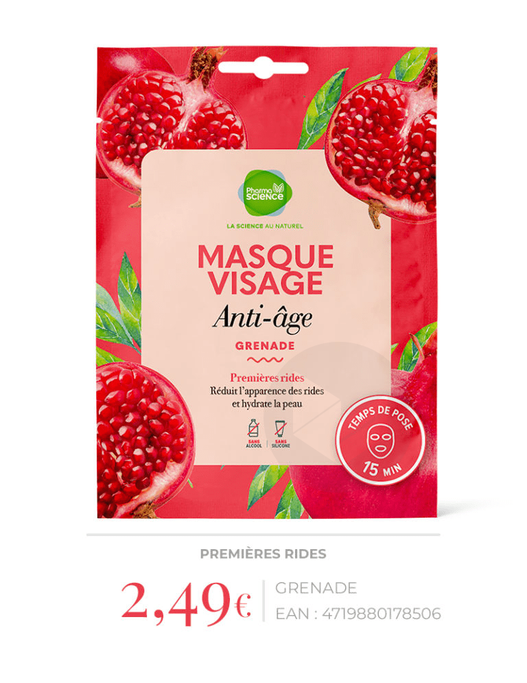 MASQUE ANTI-ÂGE À LA GRENADE 18ml