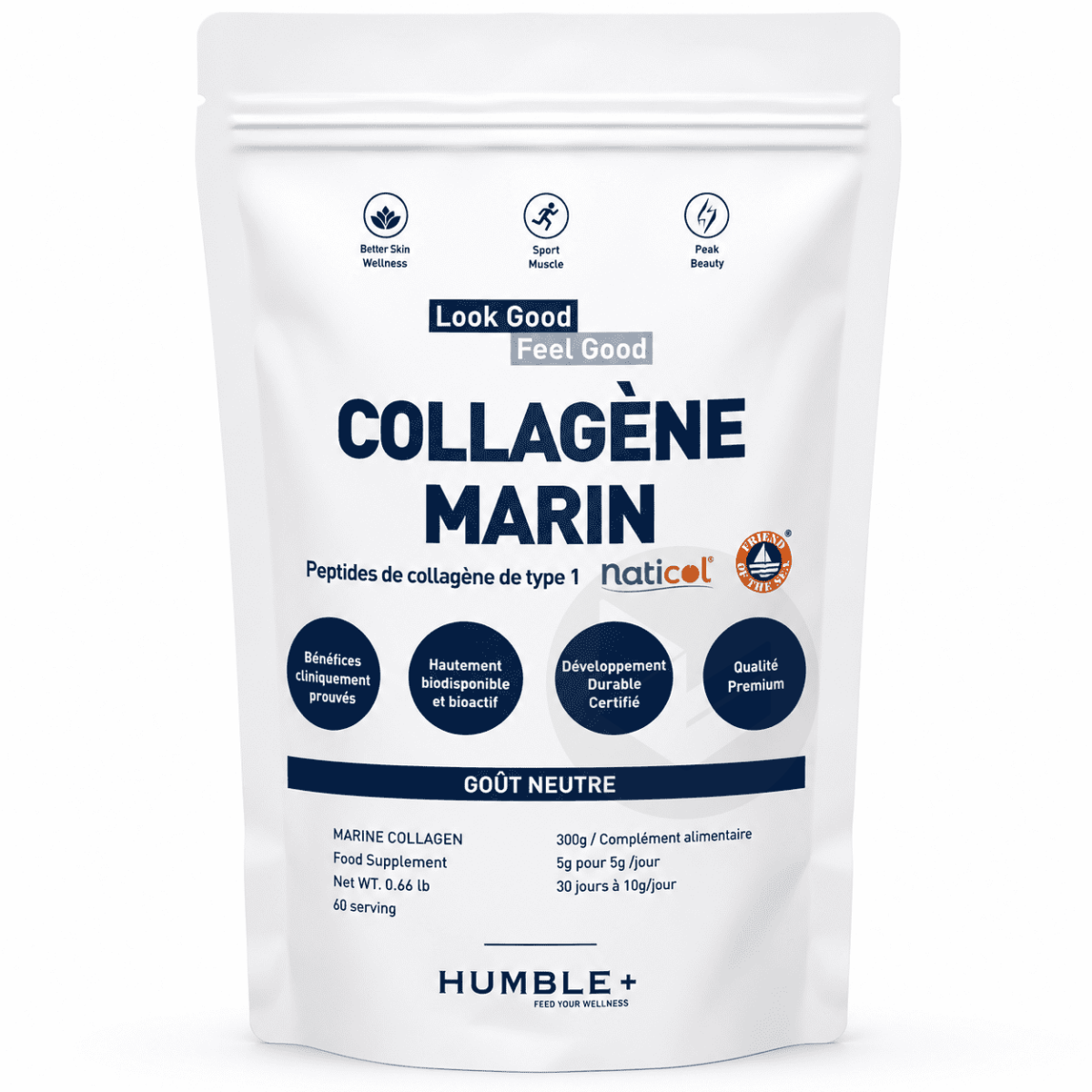 Collagène marin Goût neutre 300g