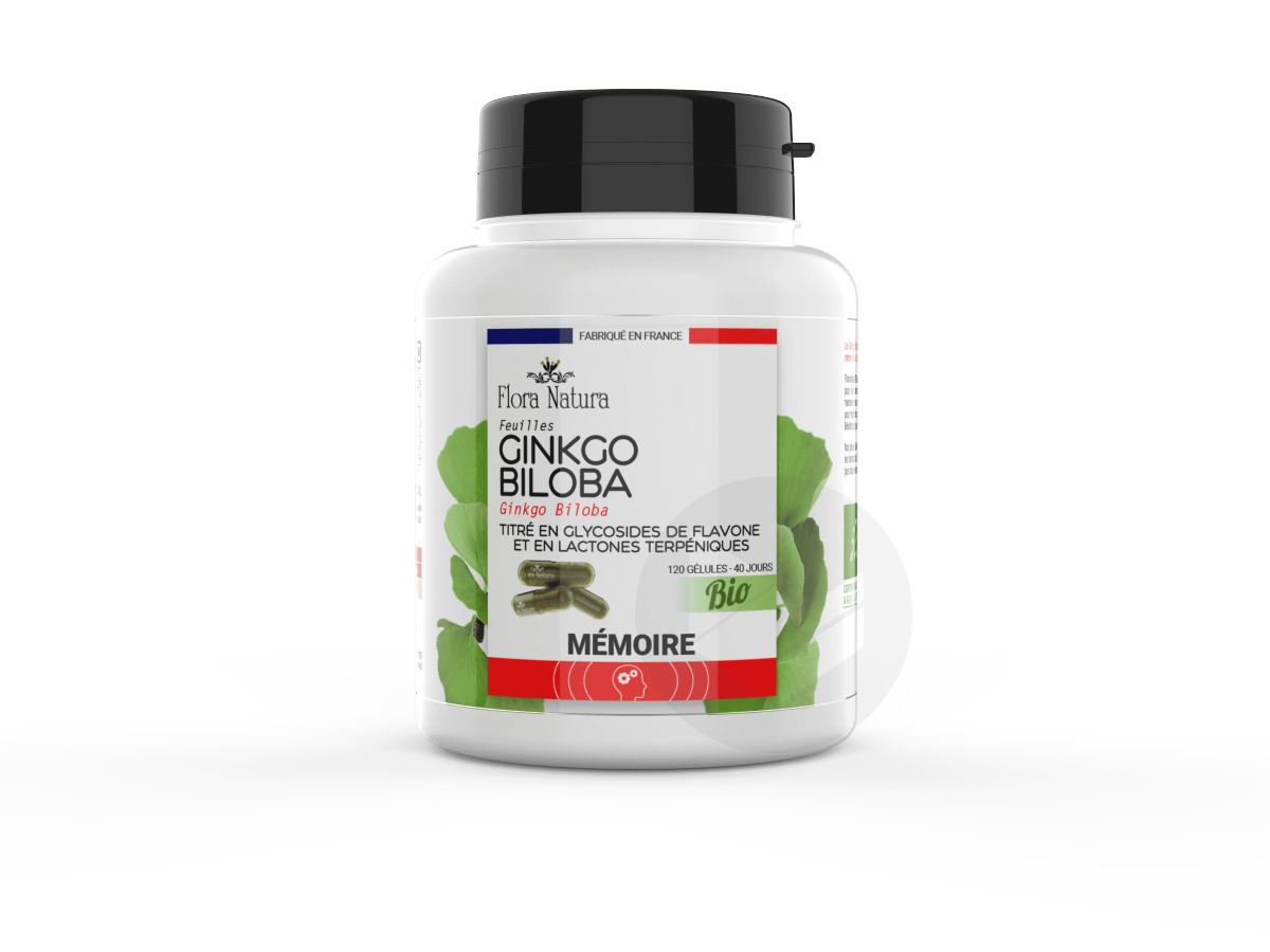 Ginkgo Biloba BIO 120 gélules