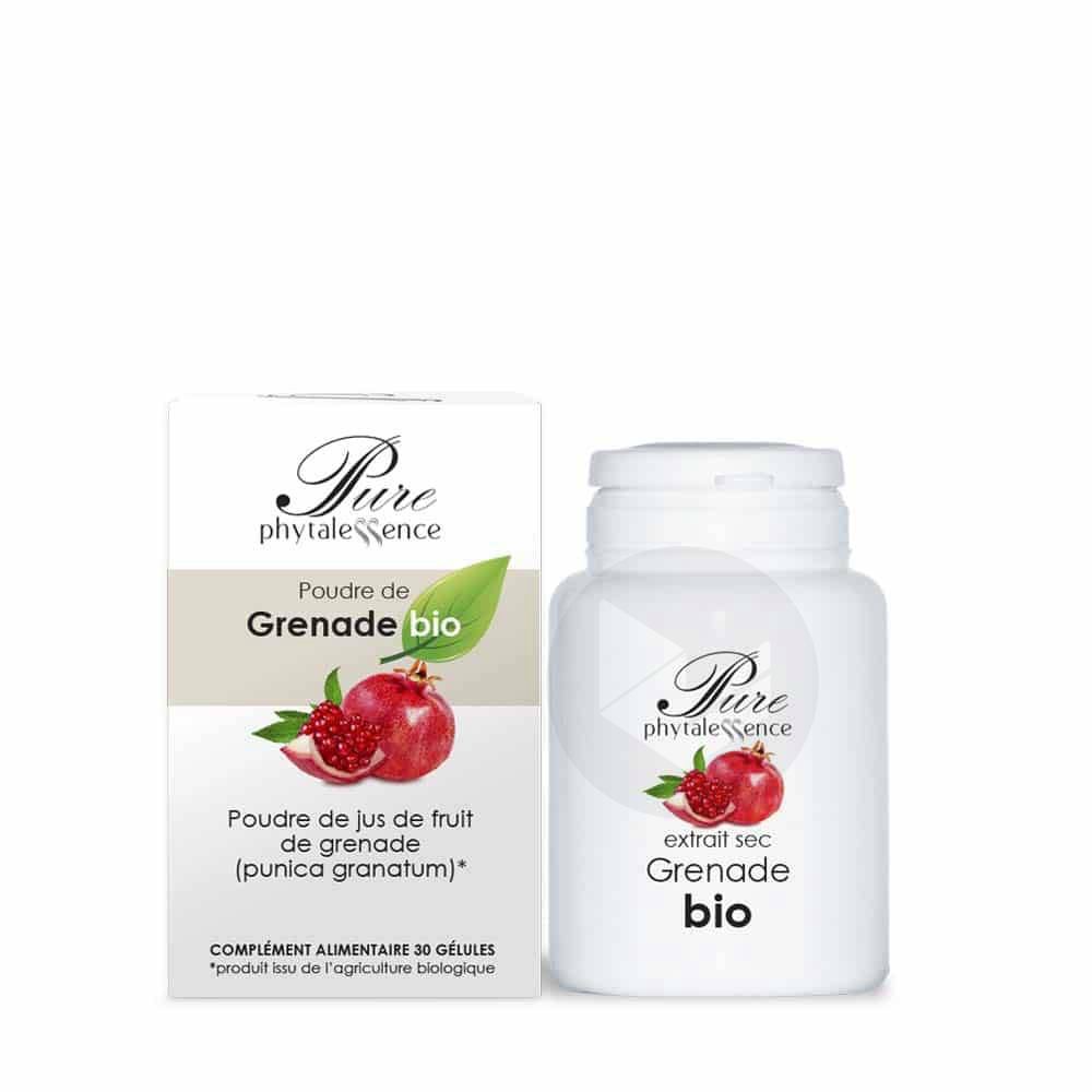 Poudre de grenade bio 30 gélules
