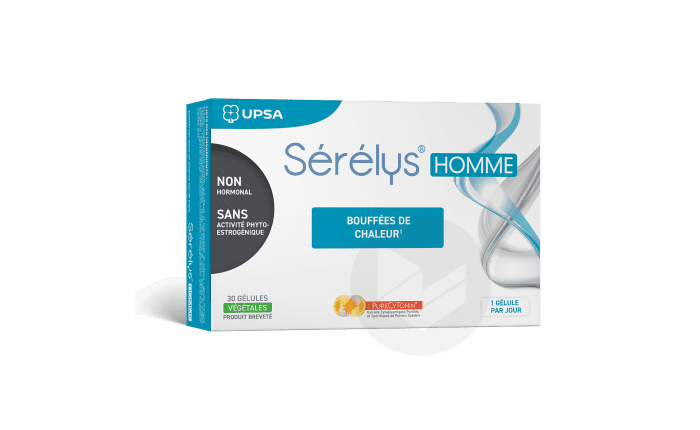 Sérélys Homme Bouffées de Chaleur 30 Gélules Végétales
