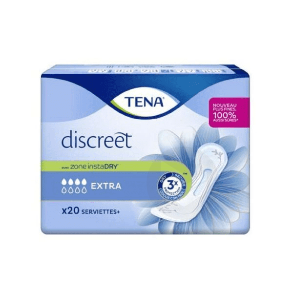 Discreet Extra Protection Anatomique 20 unités