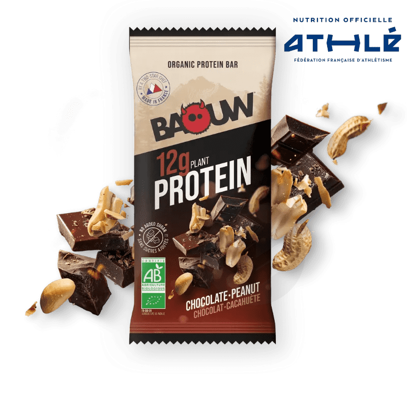 Barres Protéinées Chocolat Cacahuète 50g