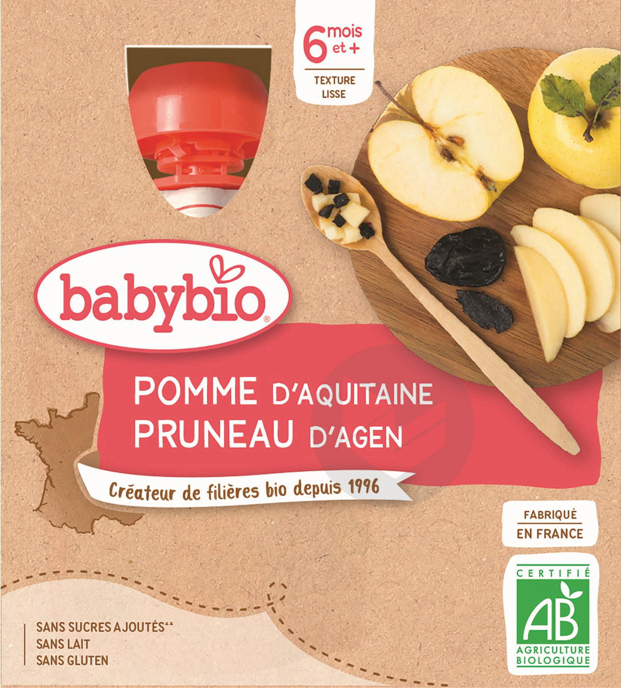 BABYBIO Gourde Pomme Pruneau