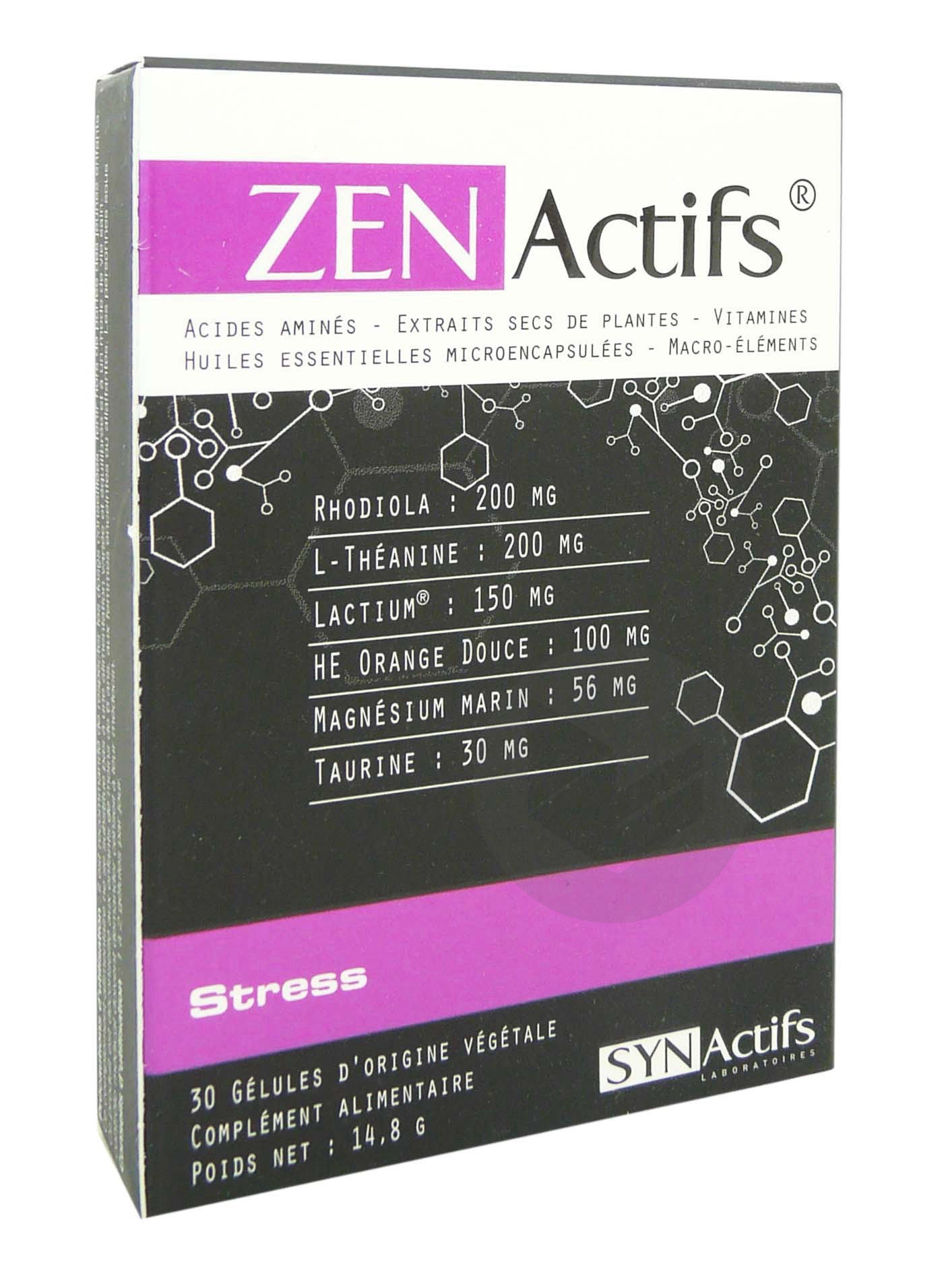 SYNACTIFS ZENACTIFS 30 gélules