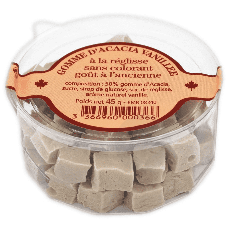 Gomme d’acacia vanille 50g