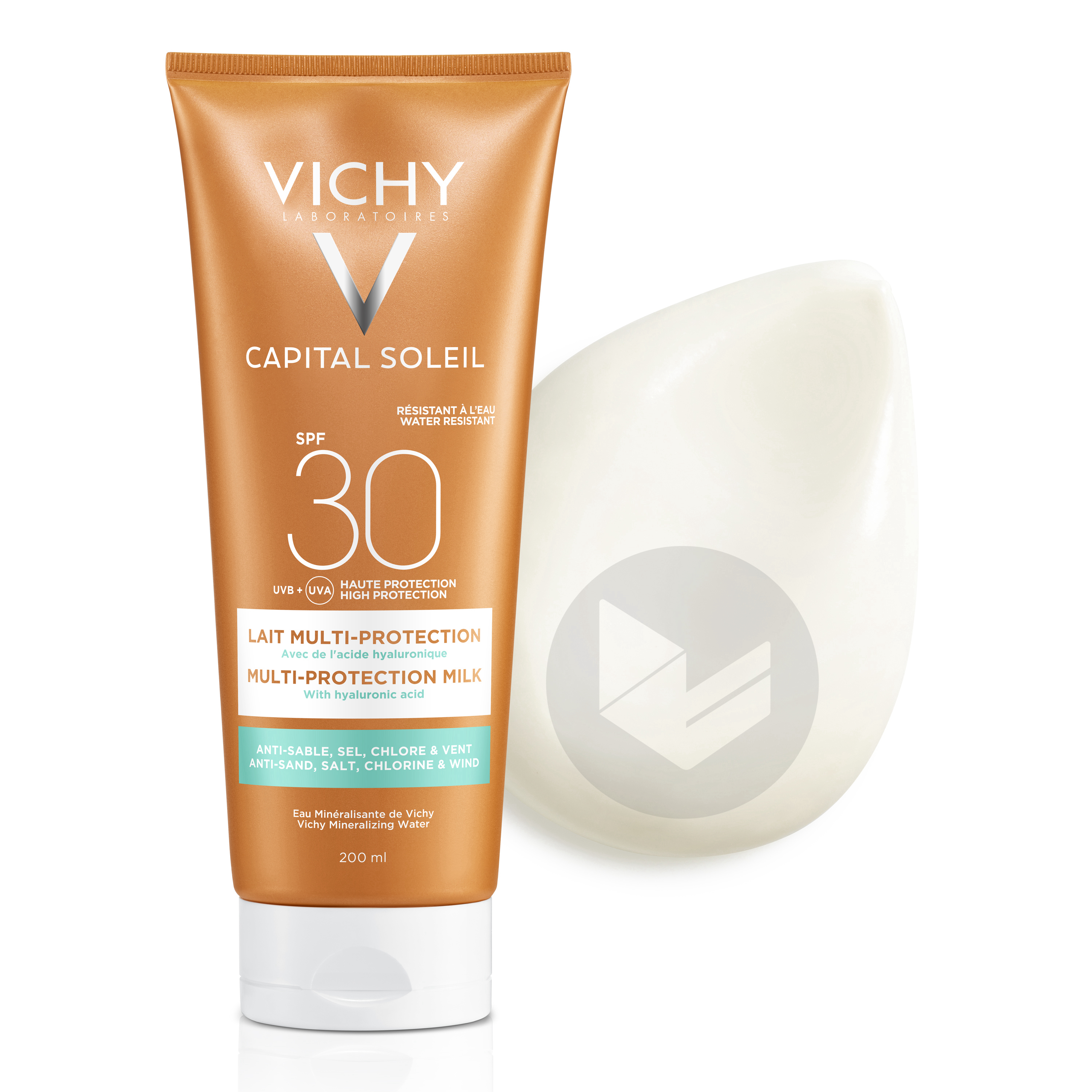 Capital Soleil Lait multi-protection SPF30 Tube 200ml
