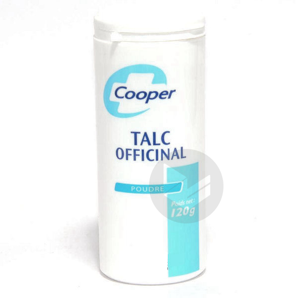 TALC OFFICINAL COOPER Pdr Pdreur/120g