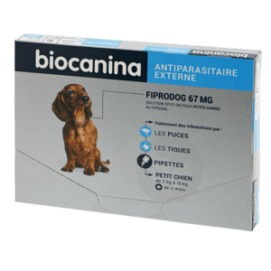 Fiprodog 67mg Spot On Petits Chiens 3 Pipettes