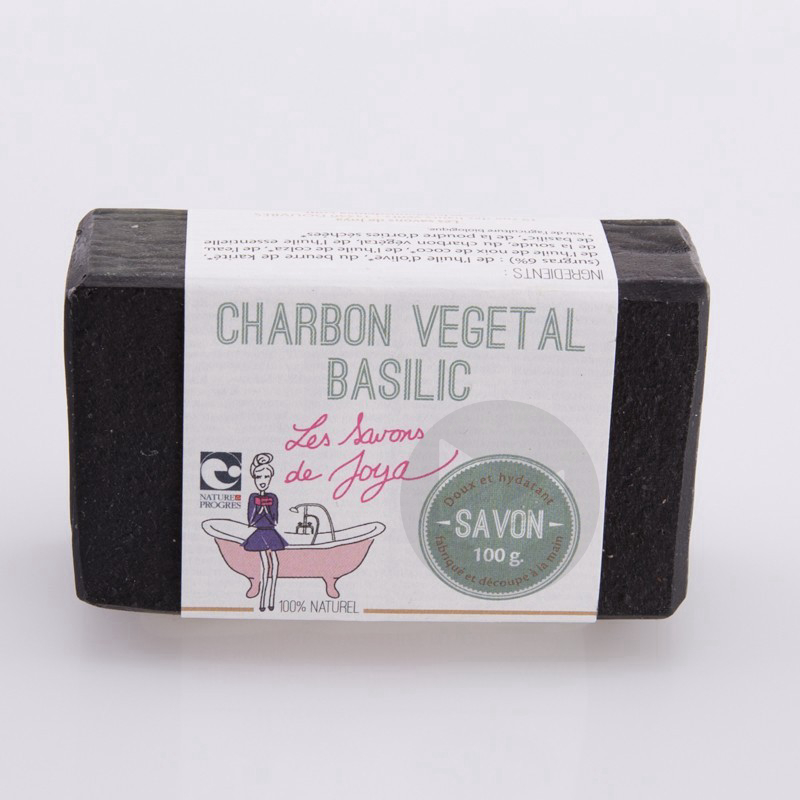 Savon Charbon Végétal Basilic 100g