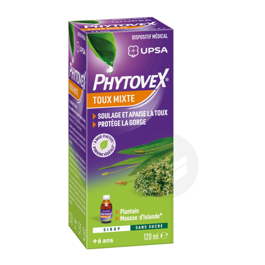 Phytovex Sirop Toux Mixte 120ml