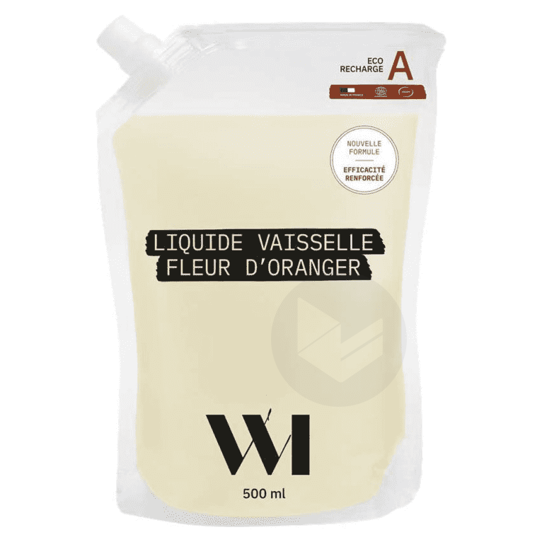 Éco-recharge Liquide Vaisselle Fleur d’Oranger 500ml