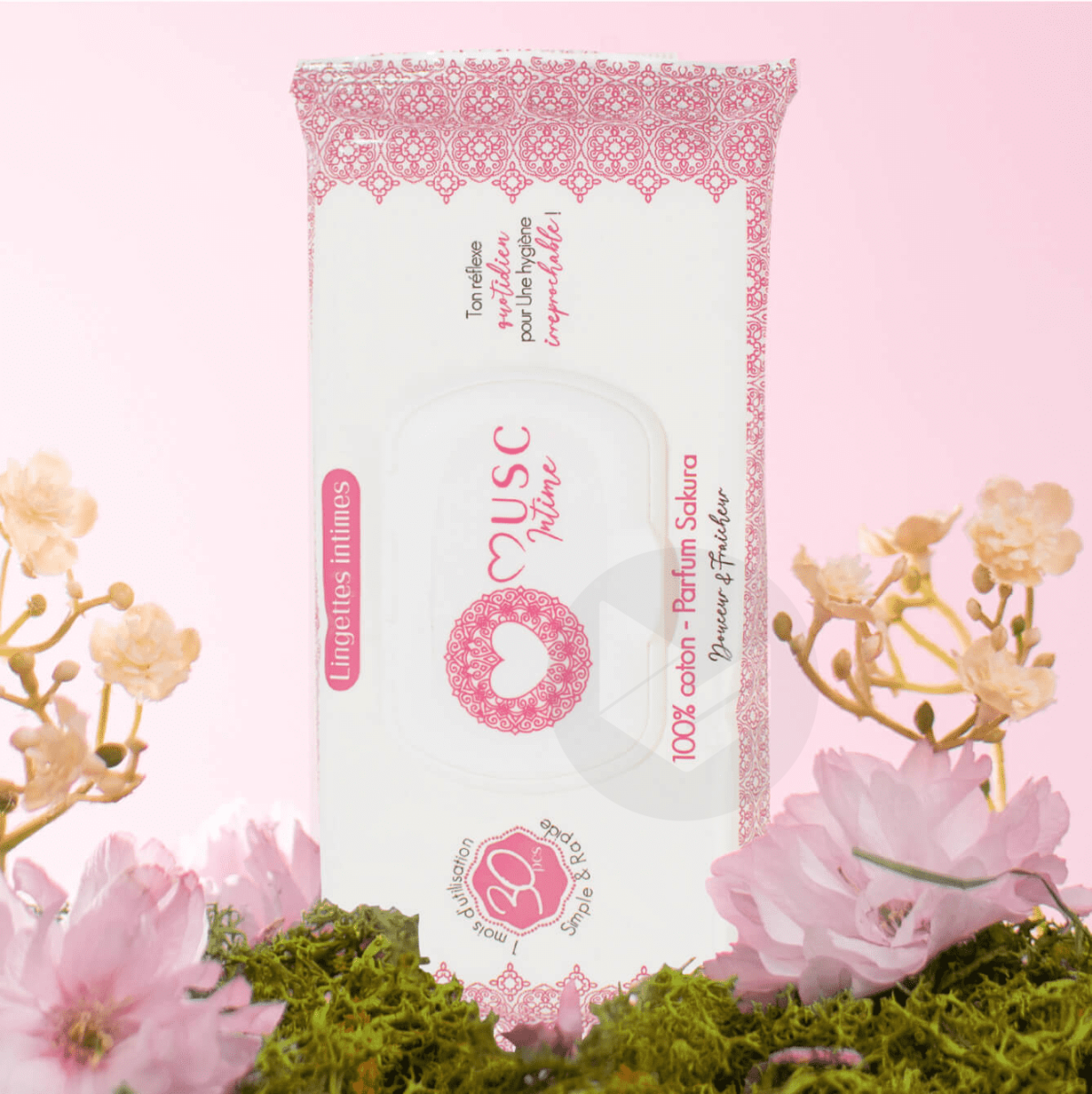 Lingettes Intimes Sakura L'Innocente x30