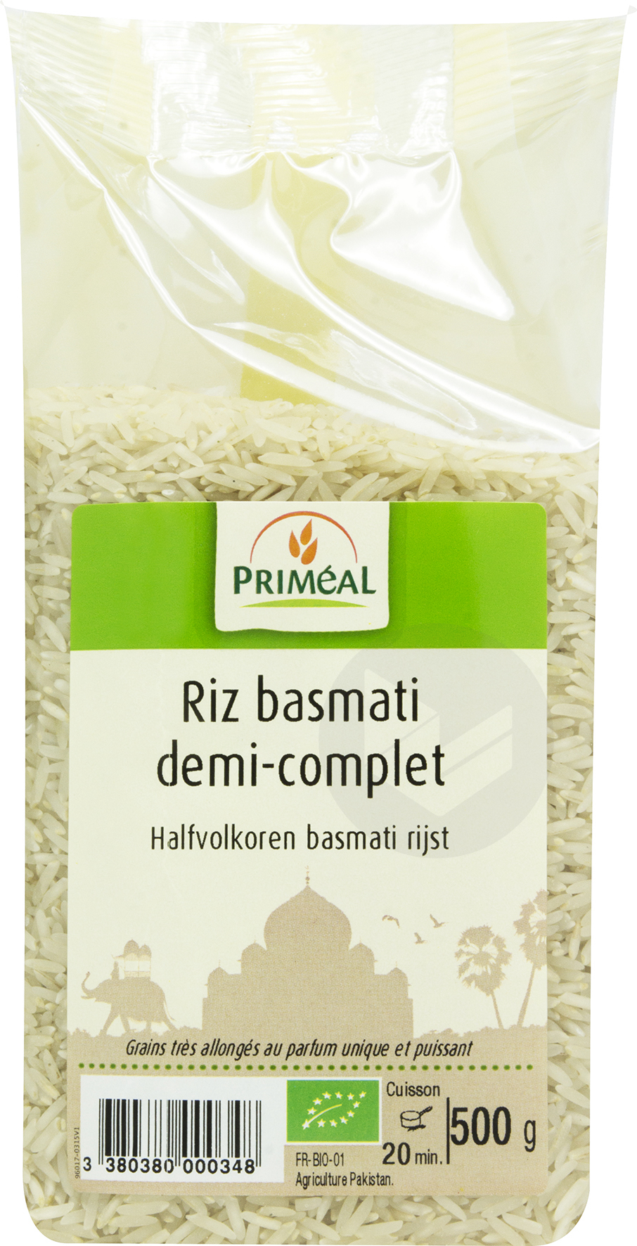Riz basmati demi-complet 500g