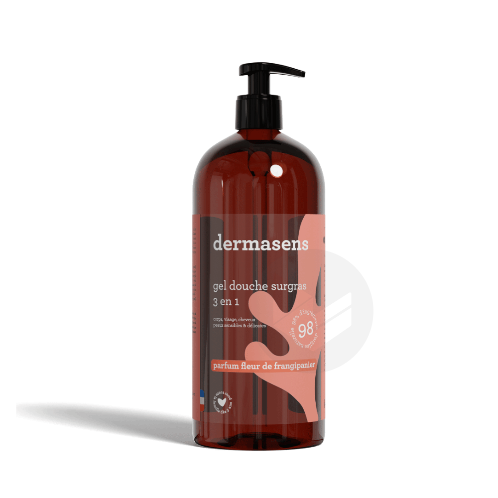 Gel douche surgras 3 en 1 Fleur de frangipanier 1l