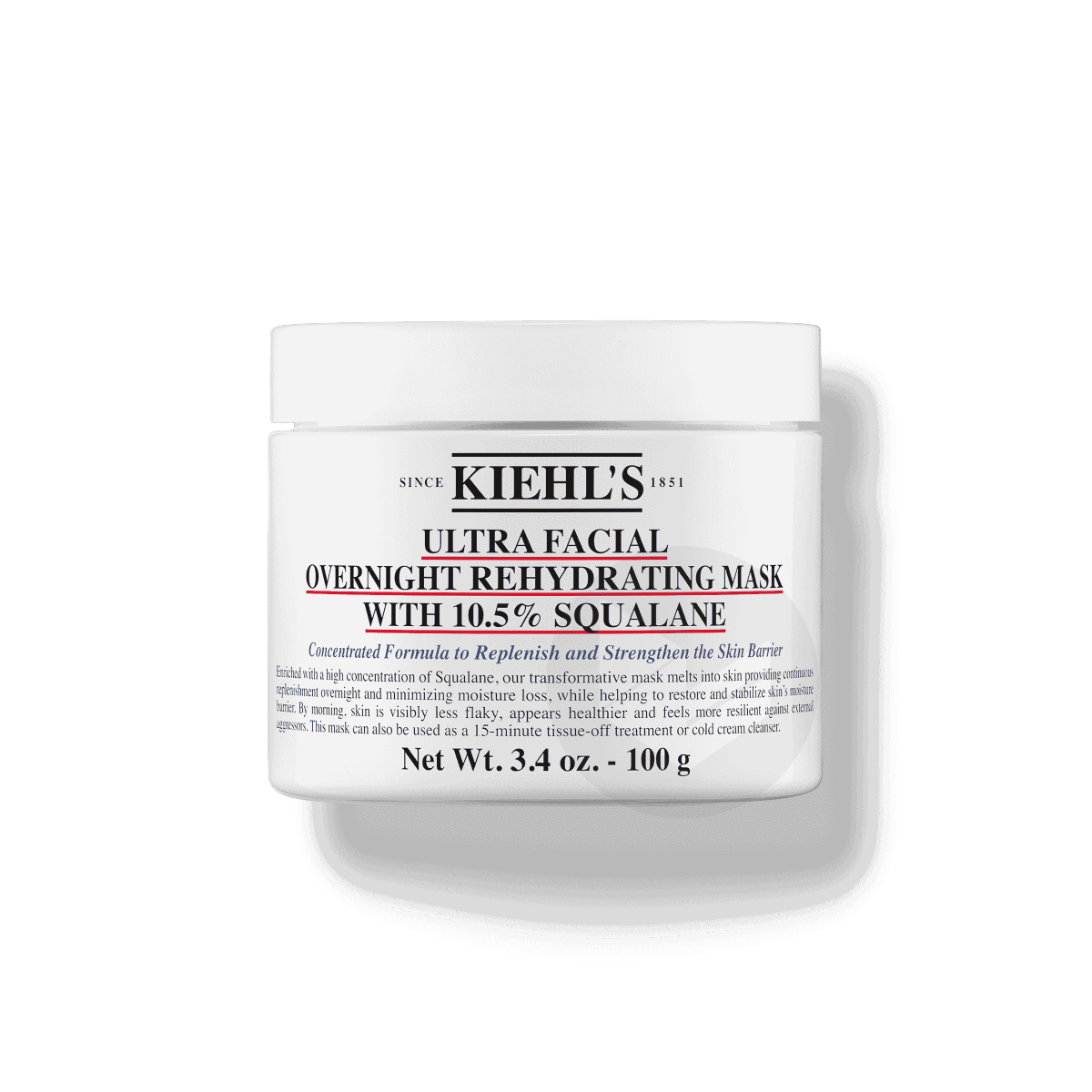 Ultra Facial Overnight Rehydrating Mask with 10.5% Squalane 100ml