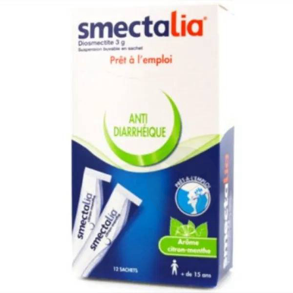 SMECTALIA 3 g CITRON-MENTHE, 12 sachets