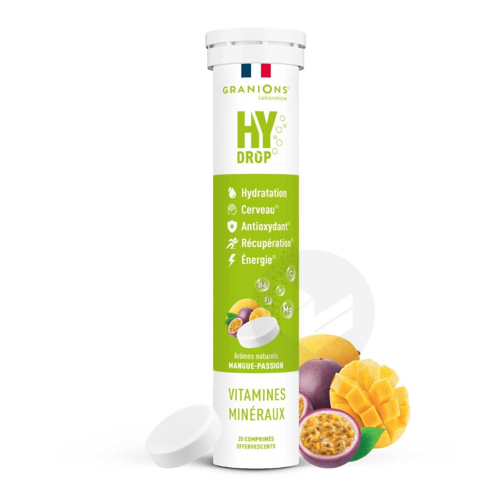 Pastille hydratation Électrolytes HYDROP Mangue Passion x20