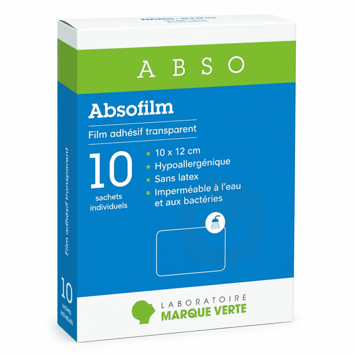 Absofilm Films adhésifs stériles x10
