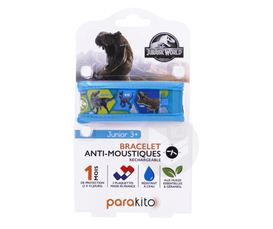 Bracelet anti-moustiques Junior Jurassic World Bleu
