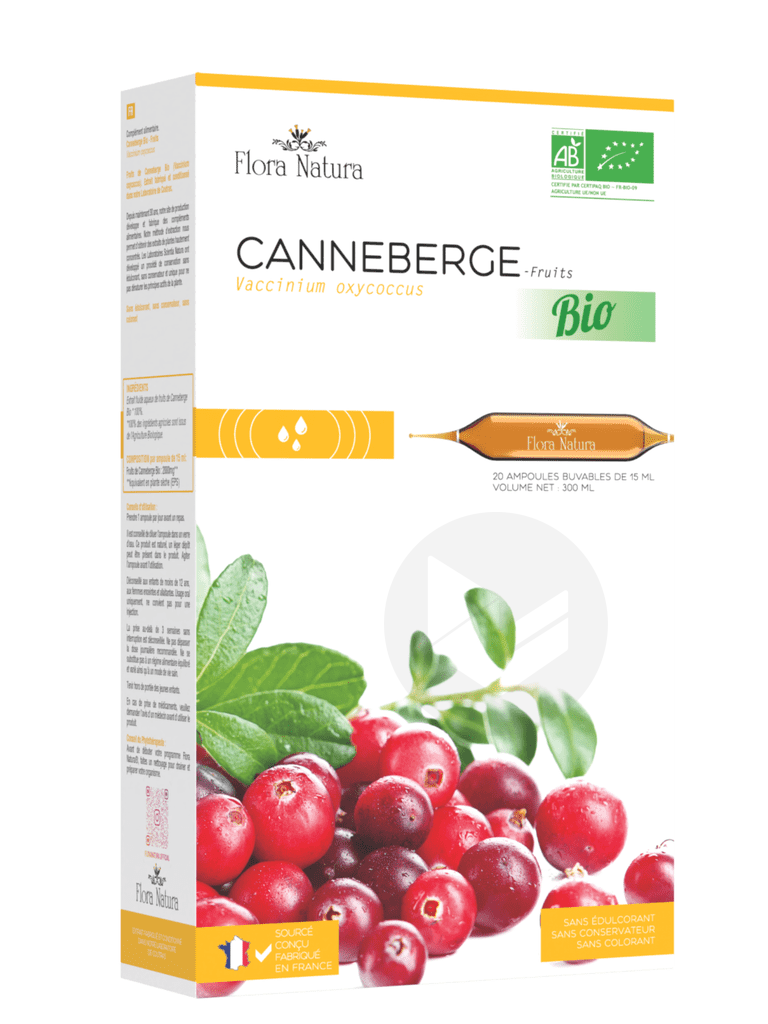 Canneberge Bio 20 ampoules