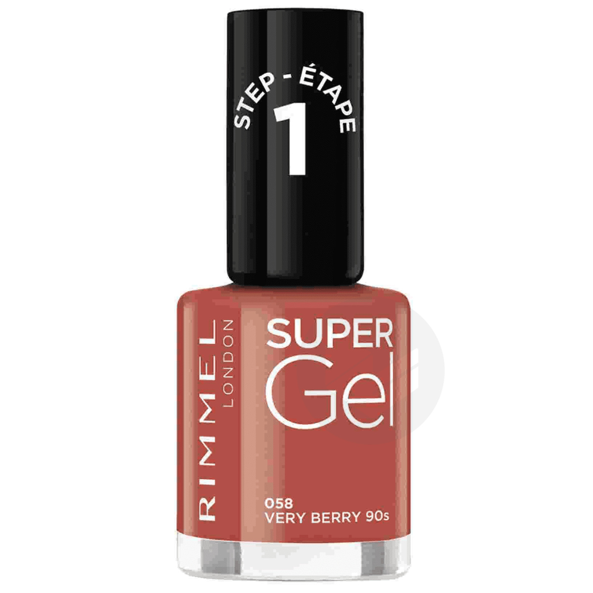 Vernis à ongles Super Gel 058 Very Berry 90s 12ml
