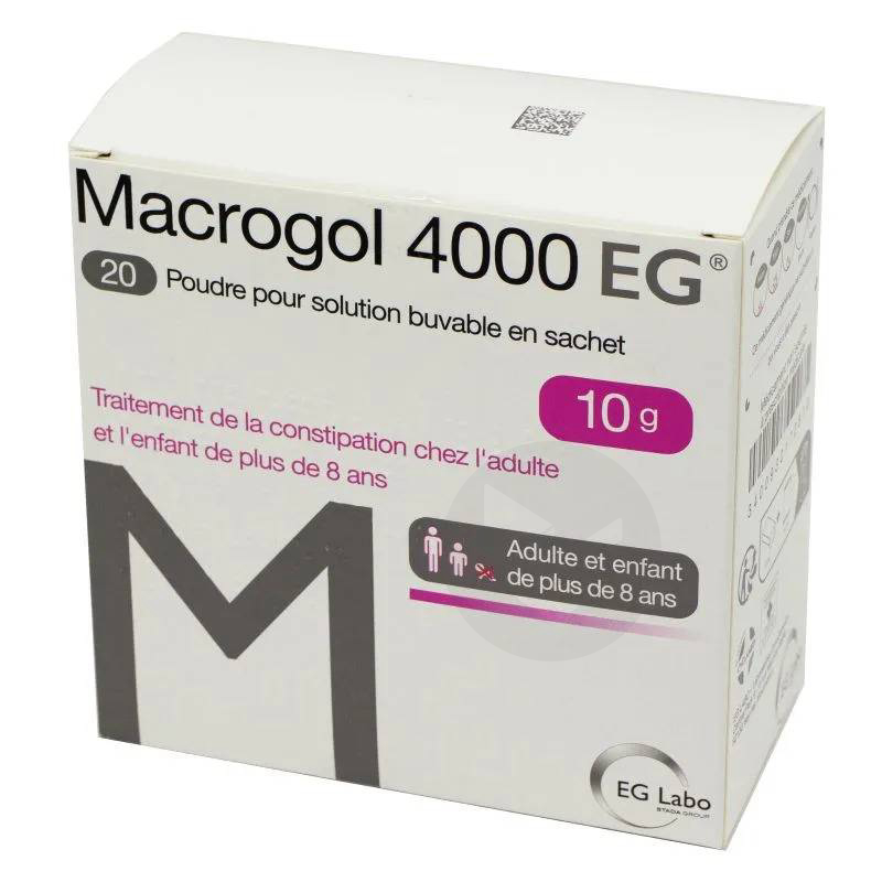 MACROGOL 4000 EG 10 g, 20 sachets