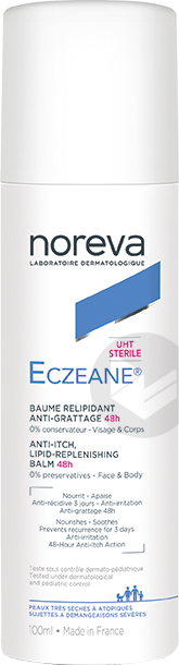 ECZEANE baume relipidant anti-grattage 48h UHT stérile