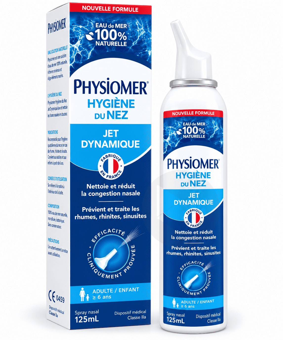 PHYSIOMER Hygiène du Nez Jet Dynamique 125ml