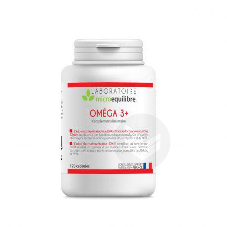 Microéquilibre Omega3+Epax 120 capsules