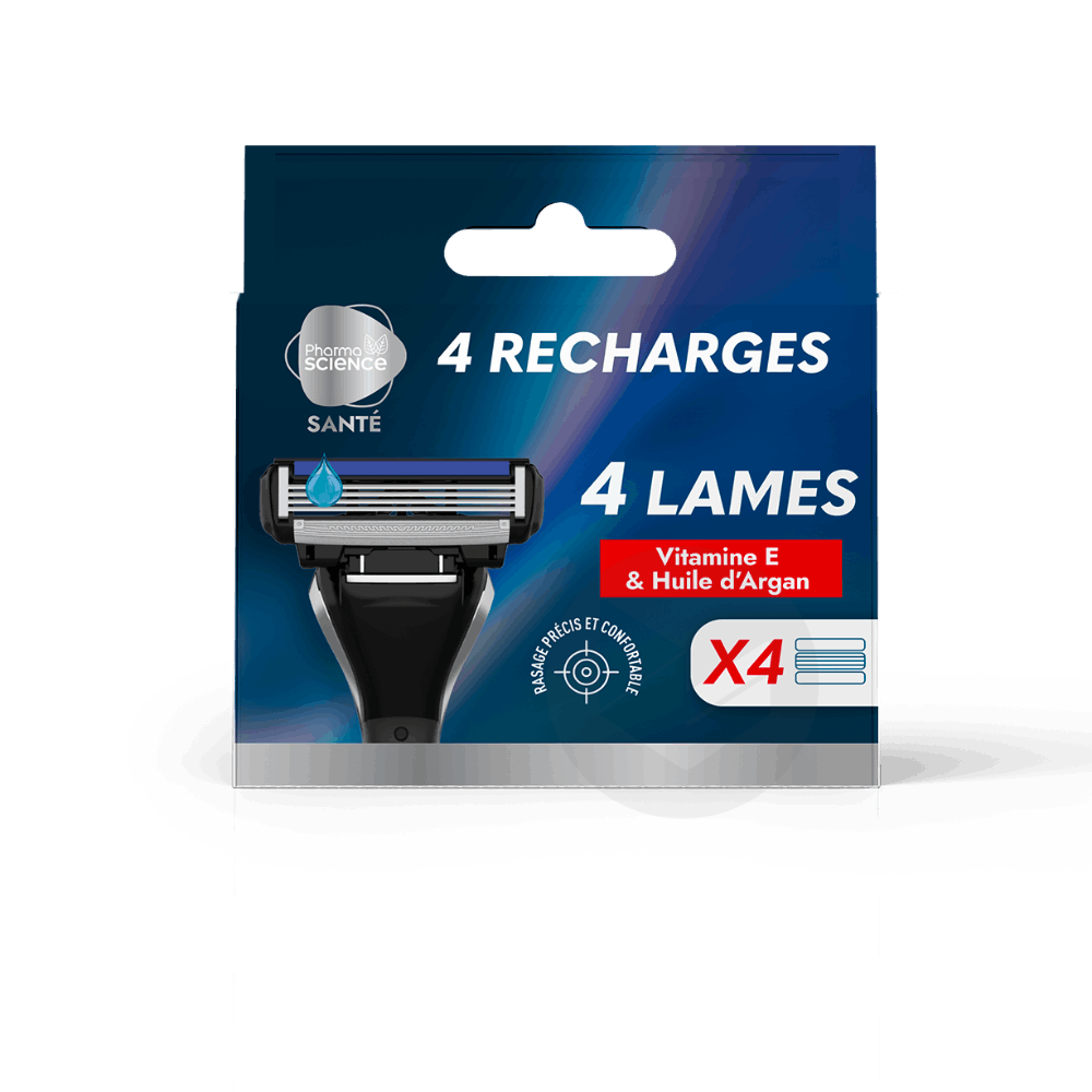 Recharges Homme 4 lames x4