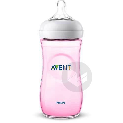 Biberon Natural 330ml Rose