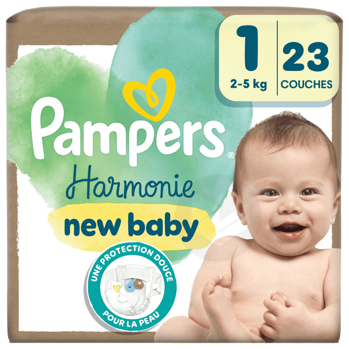 Couches Bébés Harmonie New Baby T1 2-5kg x23