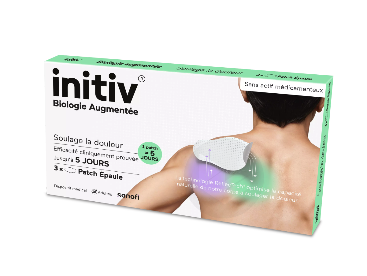 Patch anti-douleur initiv pour l’épaule x3