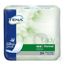 TENA LADY Protection anatomique adh normal Sac/24