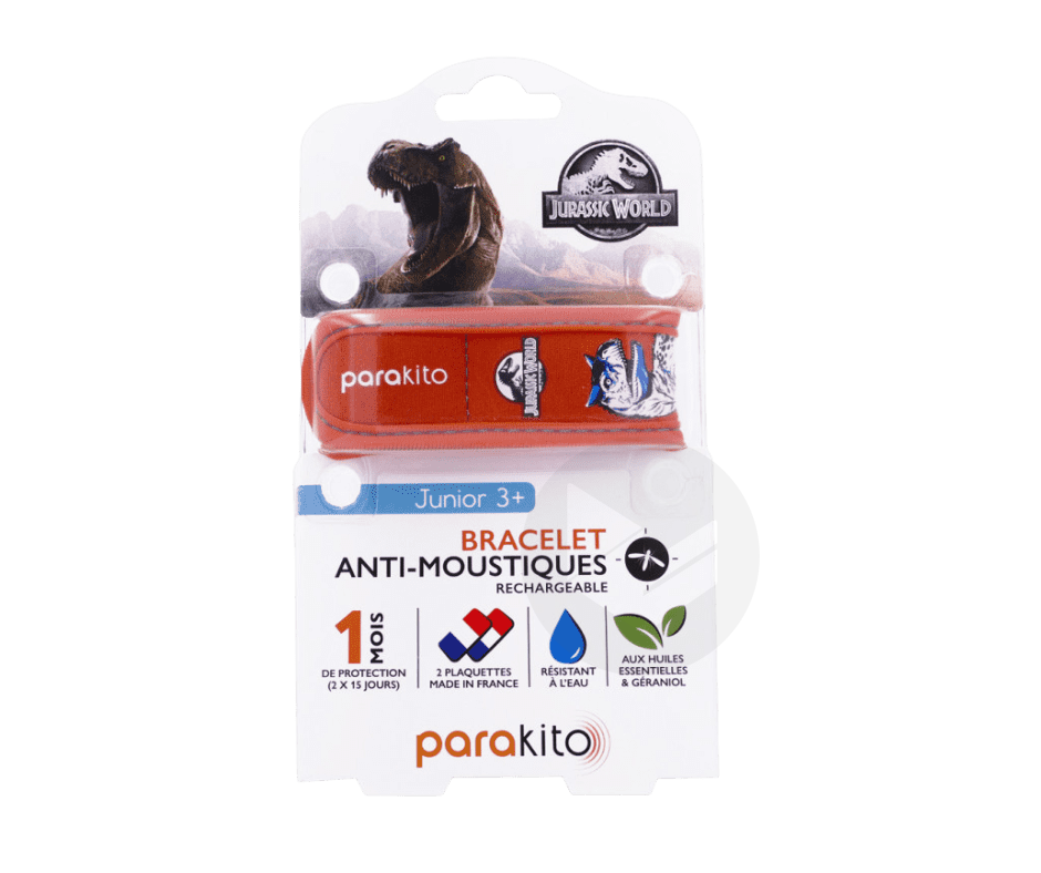 Bracelet anti-moustiques Junior Jurassic World Orange
