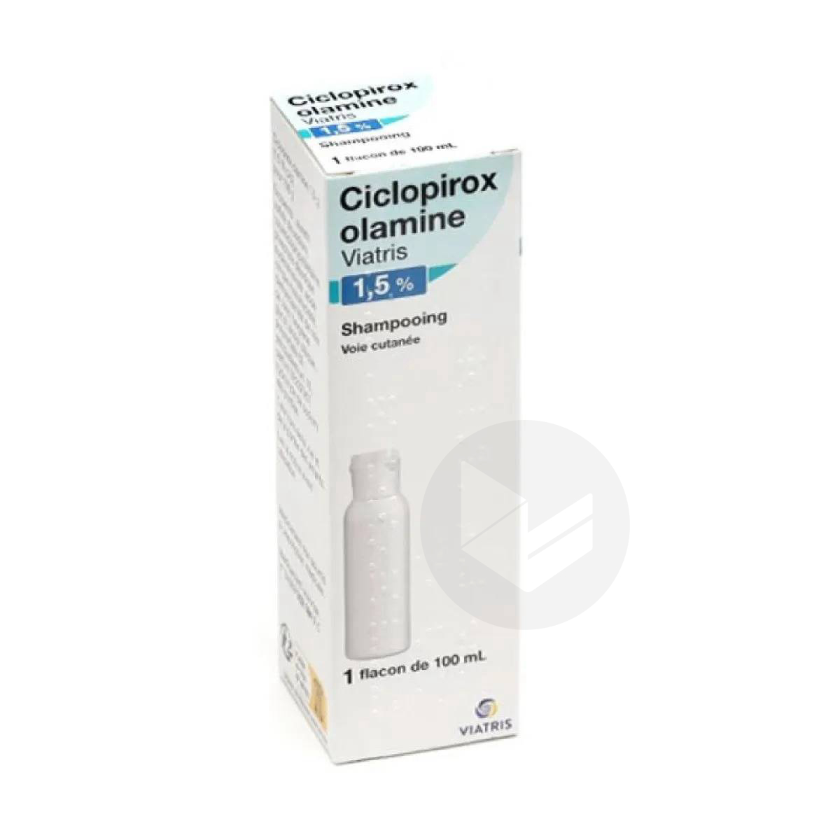 CICLOPIROX OLAMINE VIATRIS 1,5 % shampooing, 100 ml