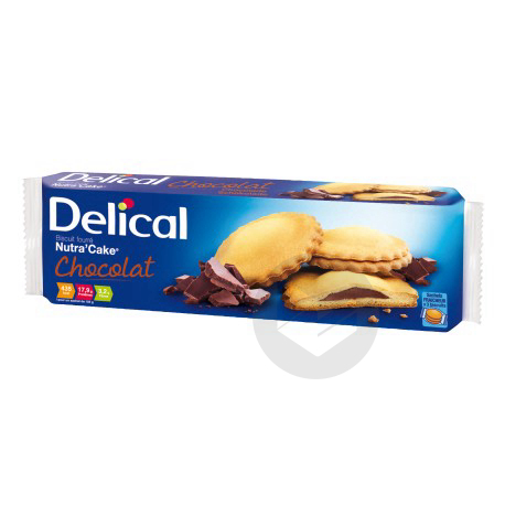 DELICAL NUTRA'CAKE Biscuit chocolat 3x105g