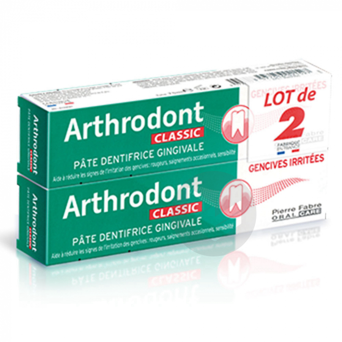 Arthrodont Classique Pâte Dentifrice 75mlx2