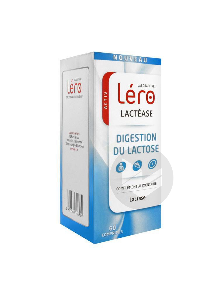 Léro Lactéase 60 comprimés