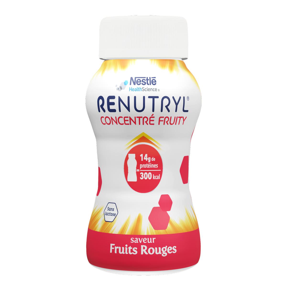 Renutryl® Concentré Fruity saveur Fruits rouges 4x200ml